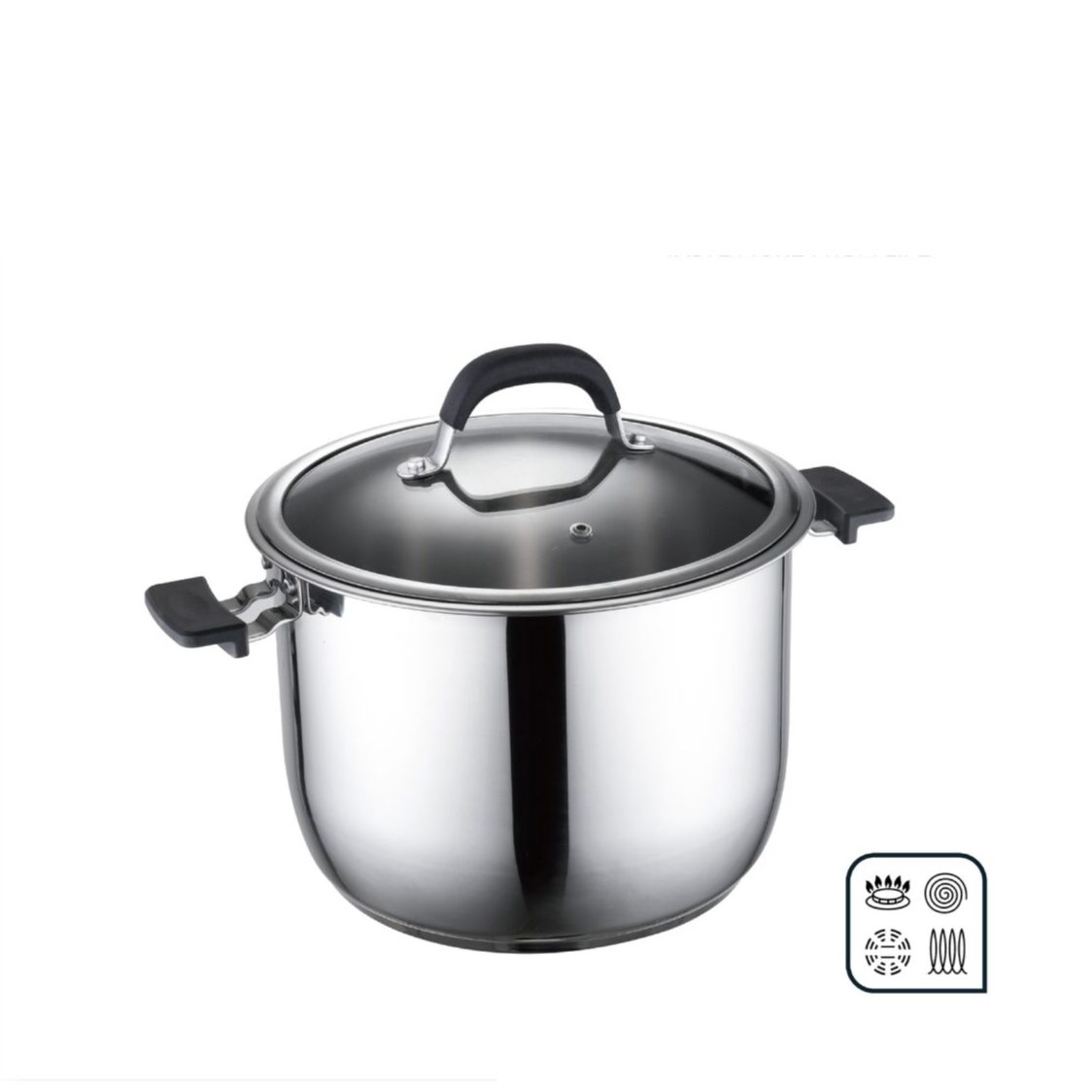 ASD 24cm 7L Stainless Steel Jumbo Stock Pot (7.0QT)