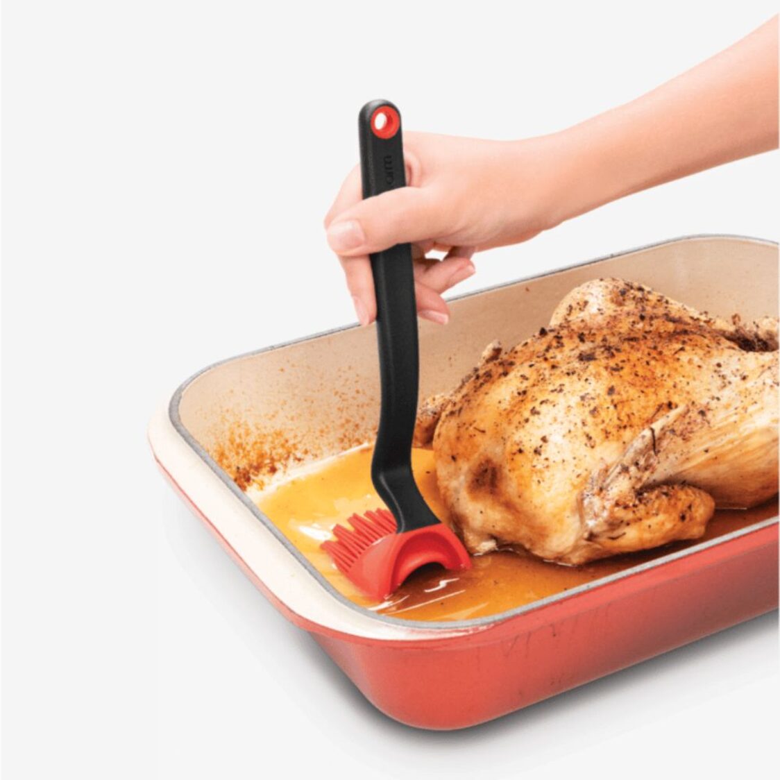 Dreamfarm Nylon/Silicone Basting Brush Red Brizzle