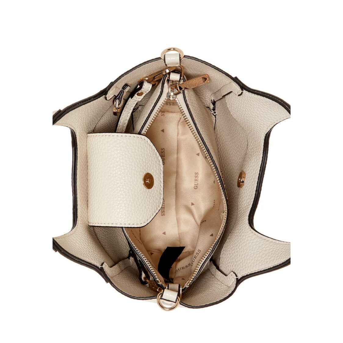 Guess Calista Mini Tote - Bone