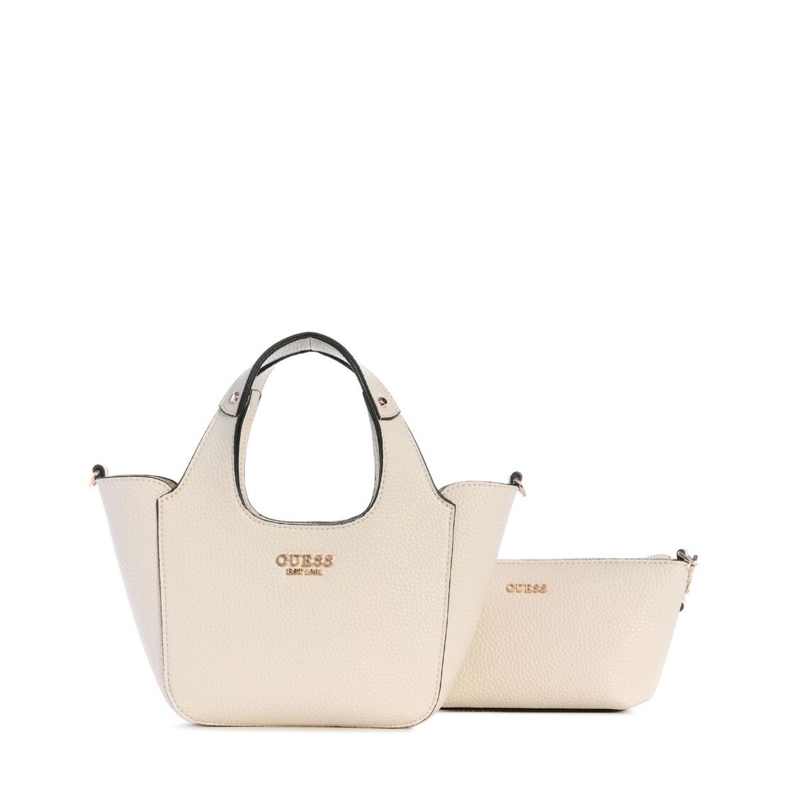 Guess Calista Mini Tote - Bone