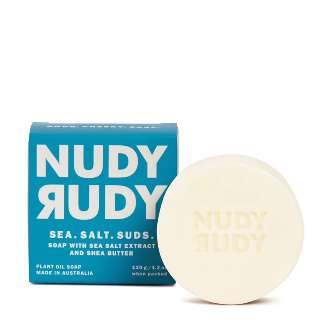 Nudy Rudy Sea Salt Suds Soap Bar 150g