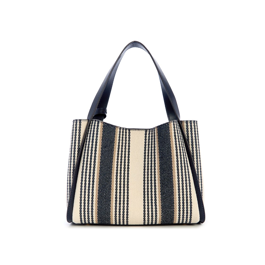 NICOLETTE SMALL GFRIEND SATCHEL,NAVY MULTI