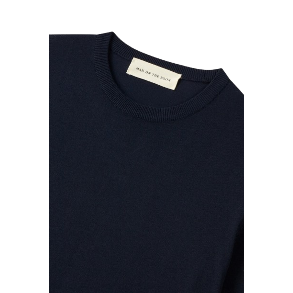 Man On The Boon Essential Summer Crew Neck Navy