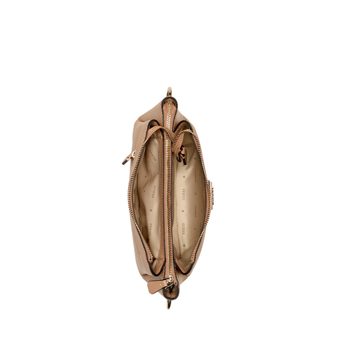 Guess Noelle Tri Comp Crossbody,Beige