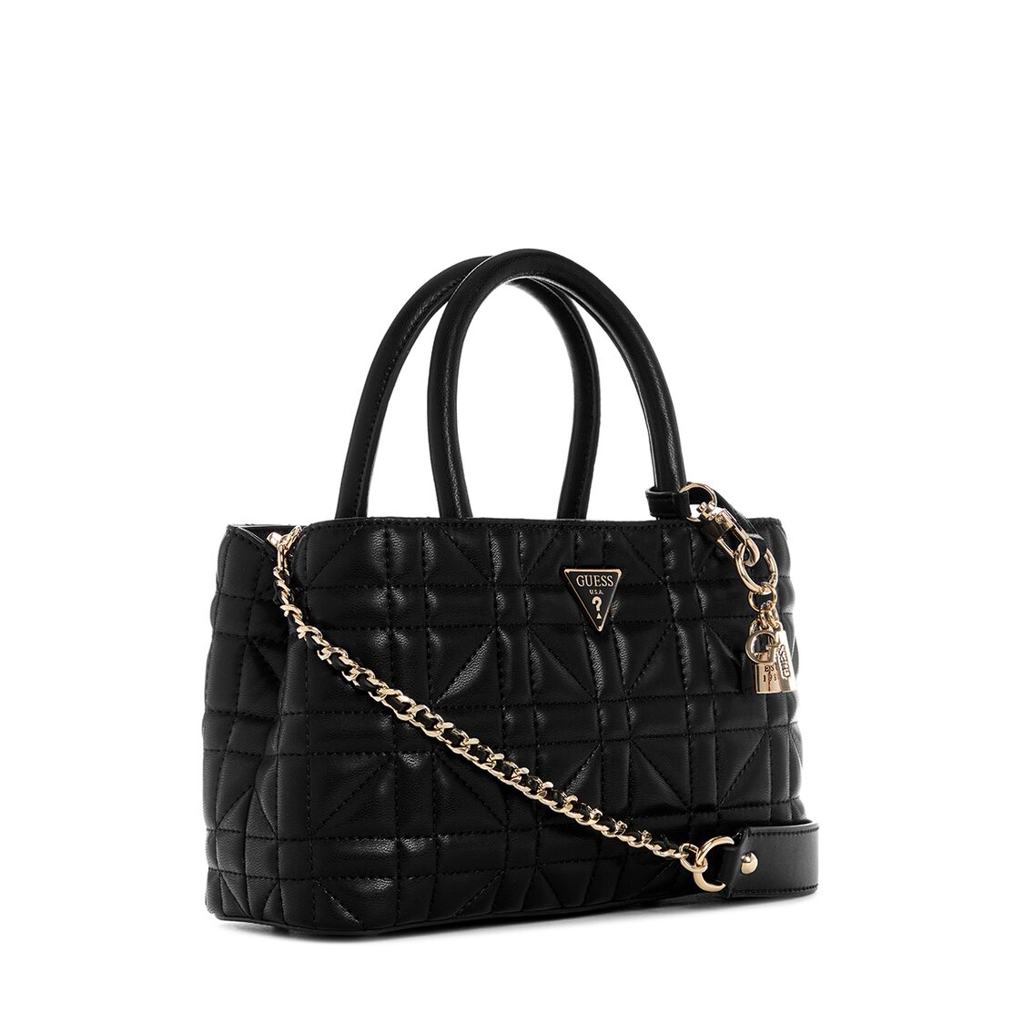 Guess Edita Elite Satchel - Black