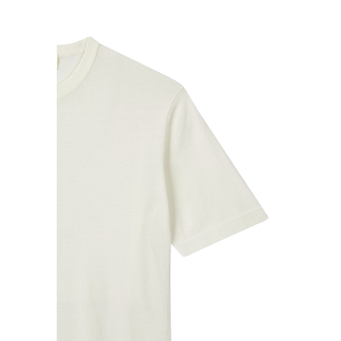 Man On The Boon Essential Summer Crew Neck Cream