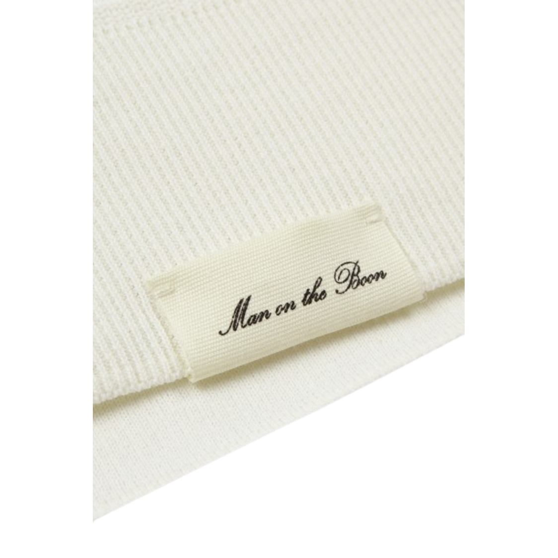 Man On The Boon Essential Summer Crew Neck Cream