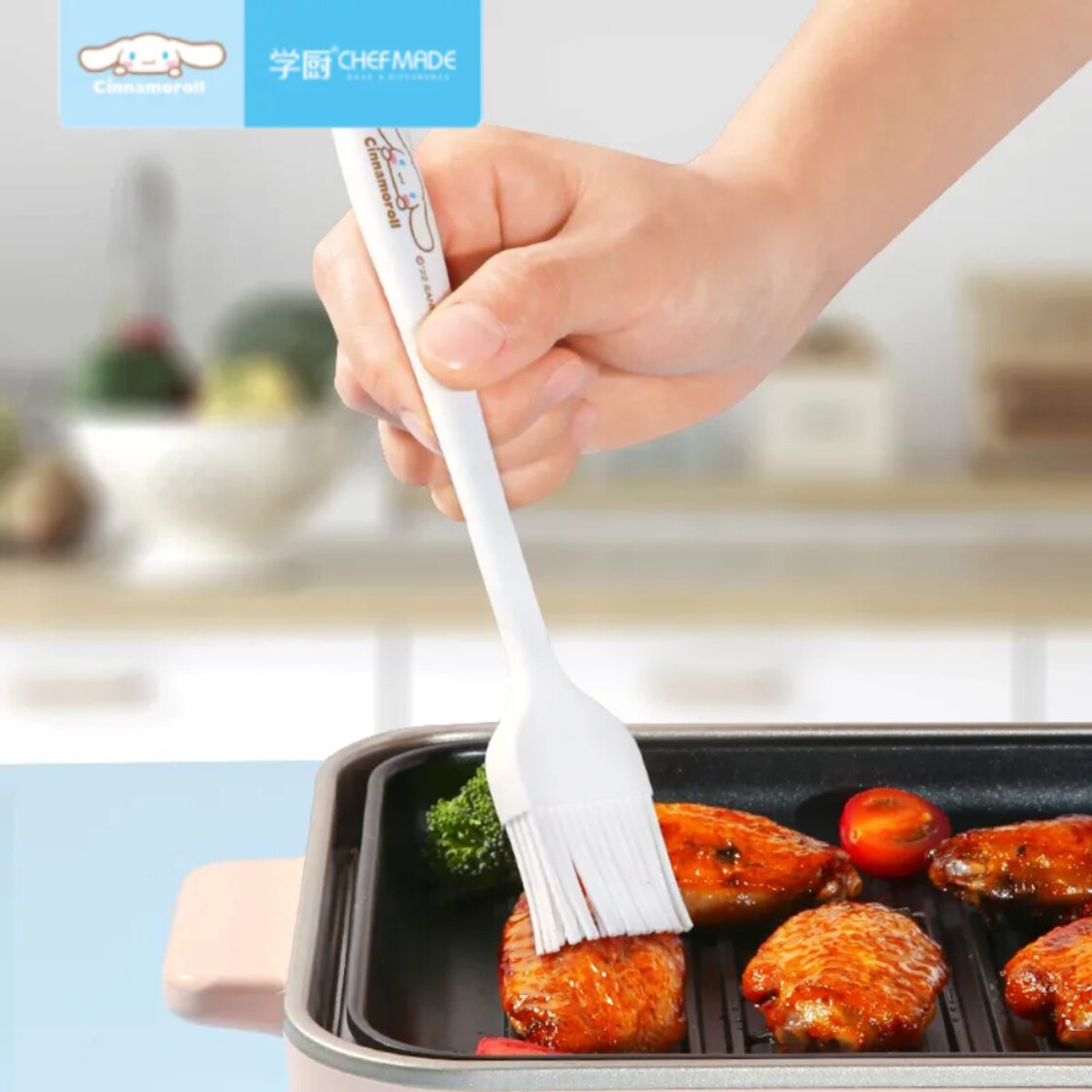 Chefmade Silicone Pastry Brush L21.8xW3.5xH1.1cm Cinnamoroll (1898cm-CL5023)