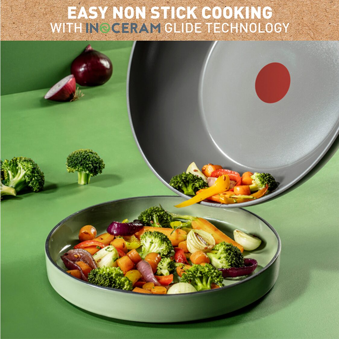 Tefal Renew IH Wok Pan 28cm (C42519)