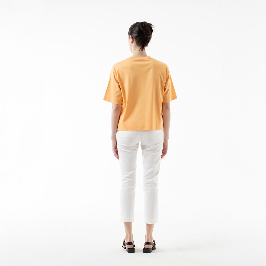K/Woods Essential Boxy Tee in Yellow Sand
