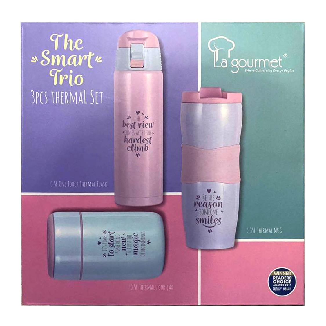 La Gourmet The Smart Trio 3pcs Thermal Set LGTS355362