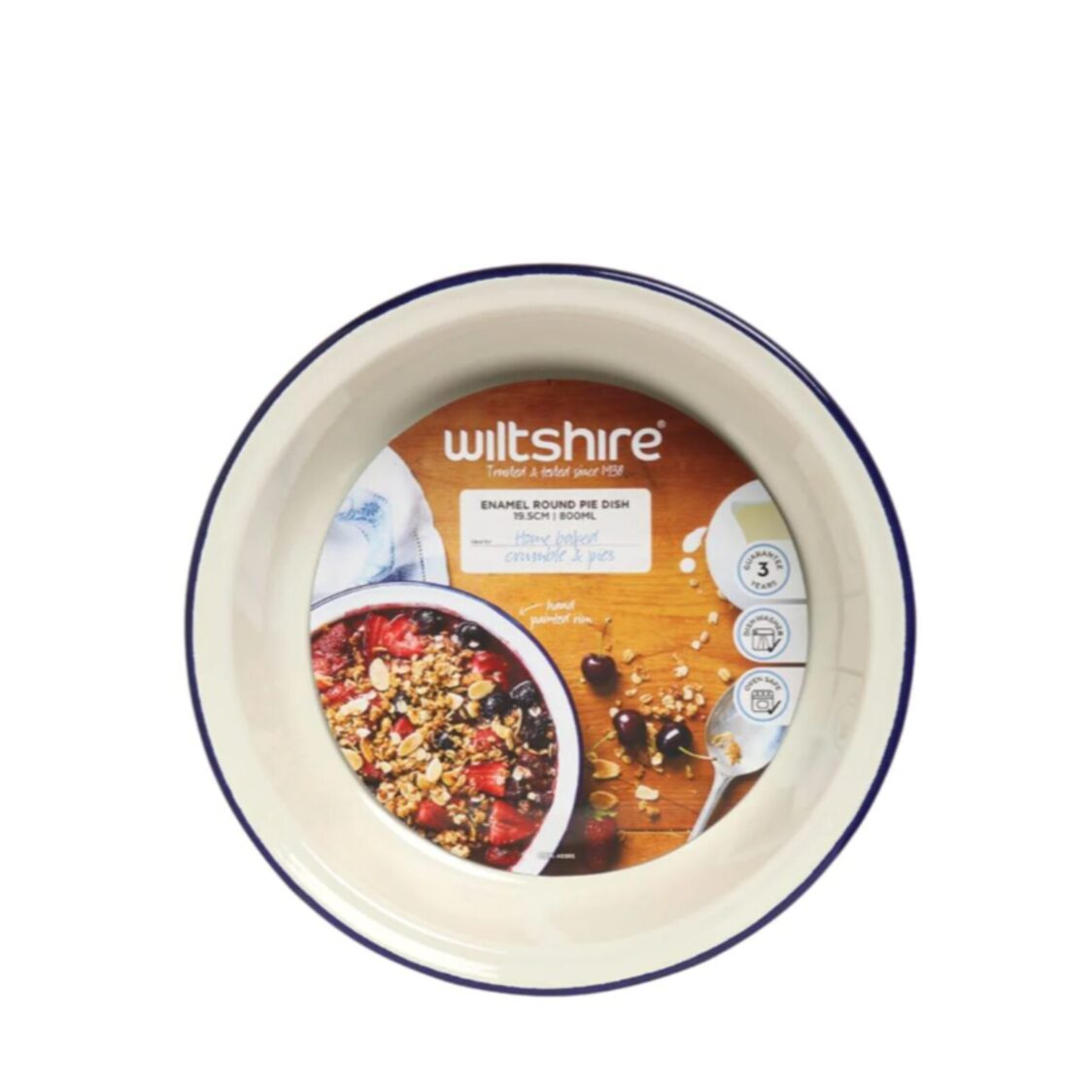 Wiltshire Enamel Round Pie Dish 40385