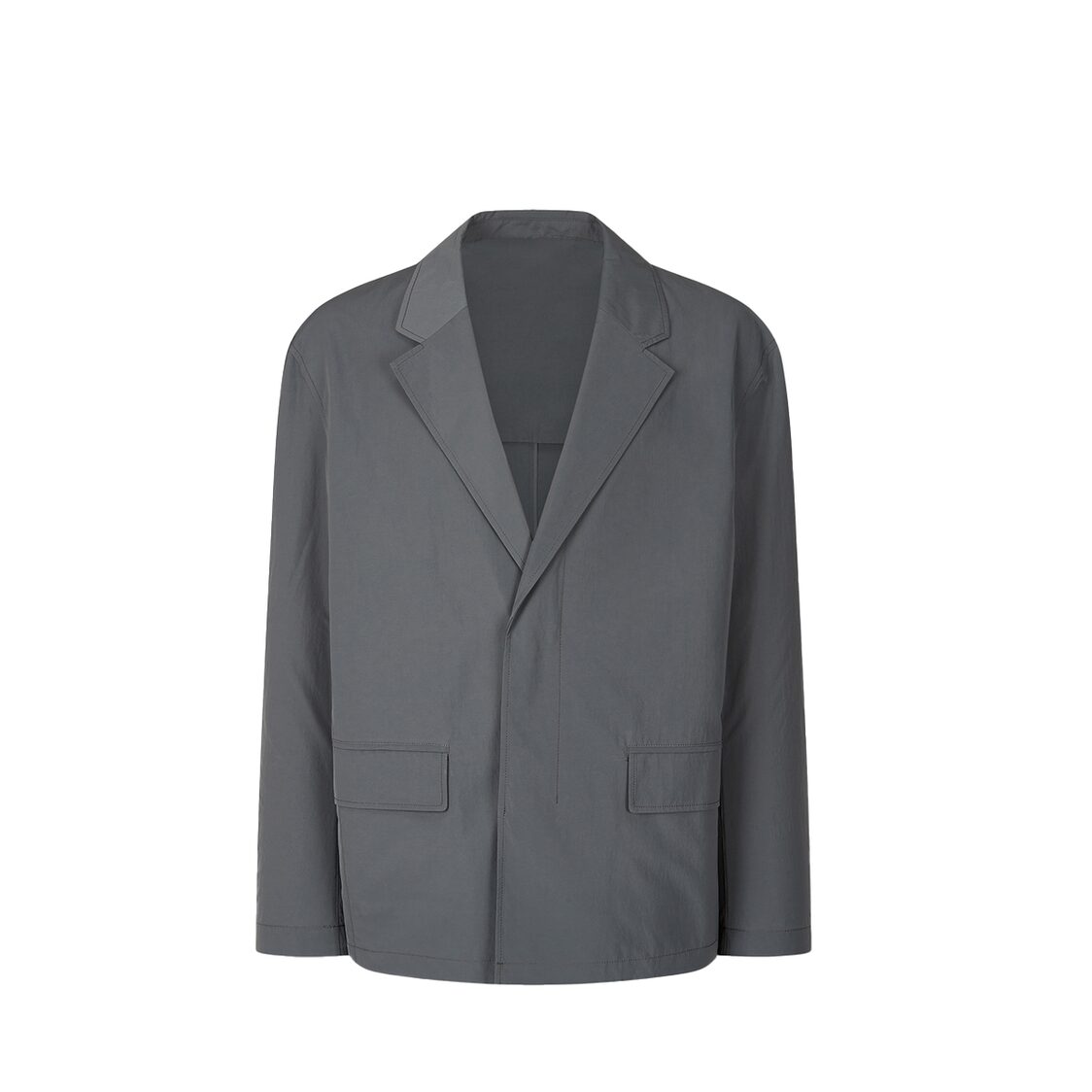 Studio Tomboy Hidden Single Jacket Dark Grey