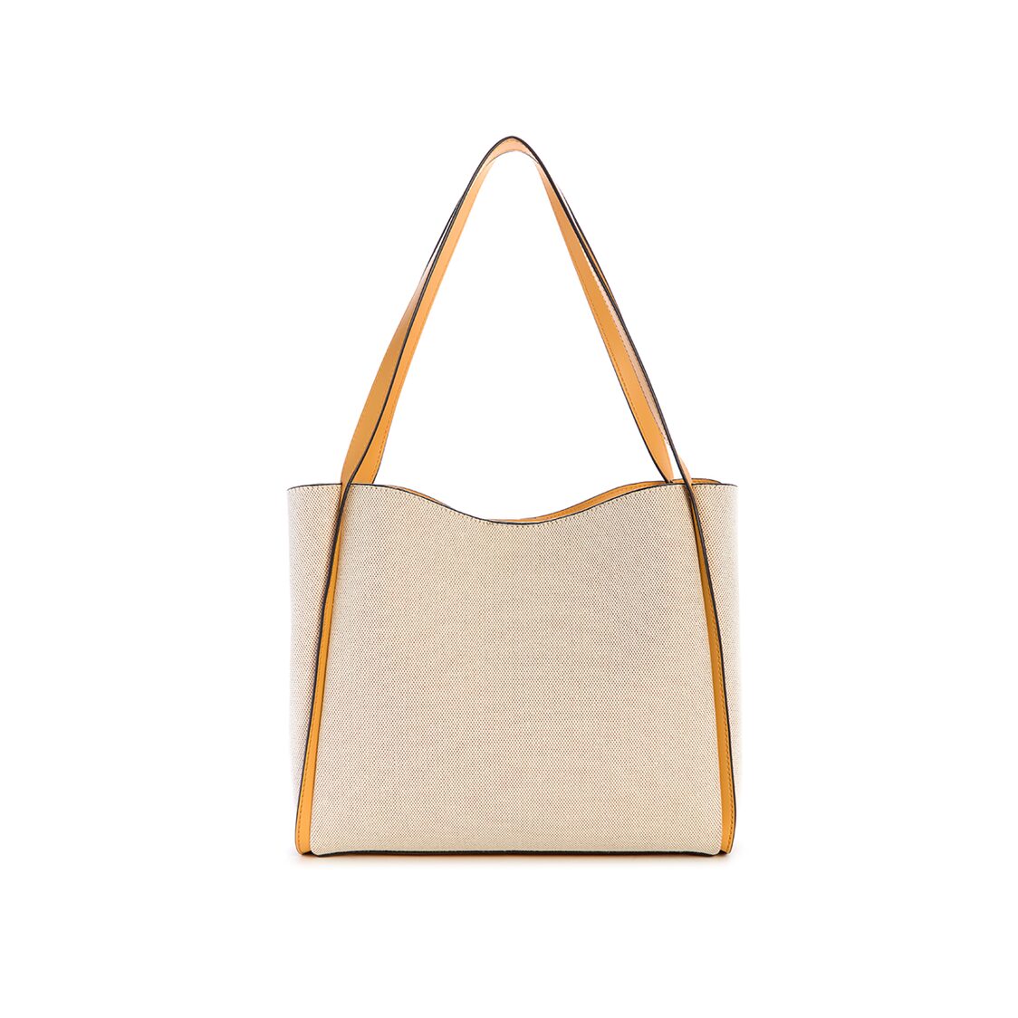 NICOLETTE GIRLFRIEND TOTE,NATURAL/MARIGOLD