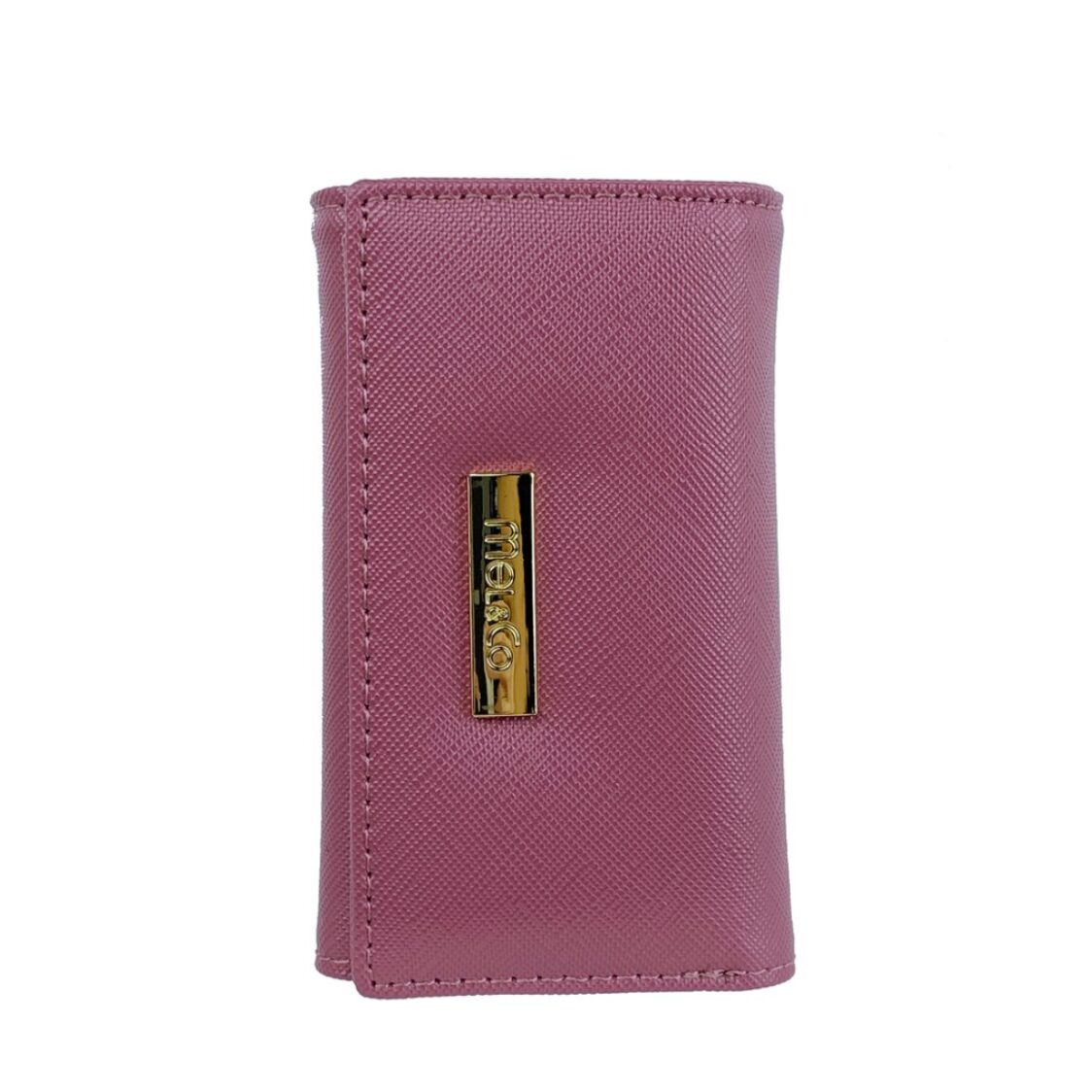 Mel&Co Saffiano Leatherette Basic Key Pouch