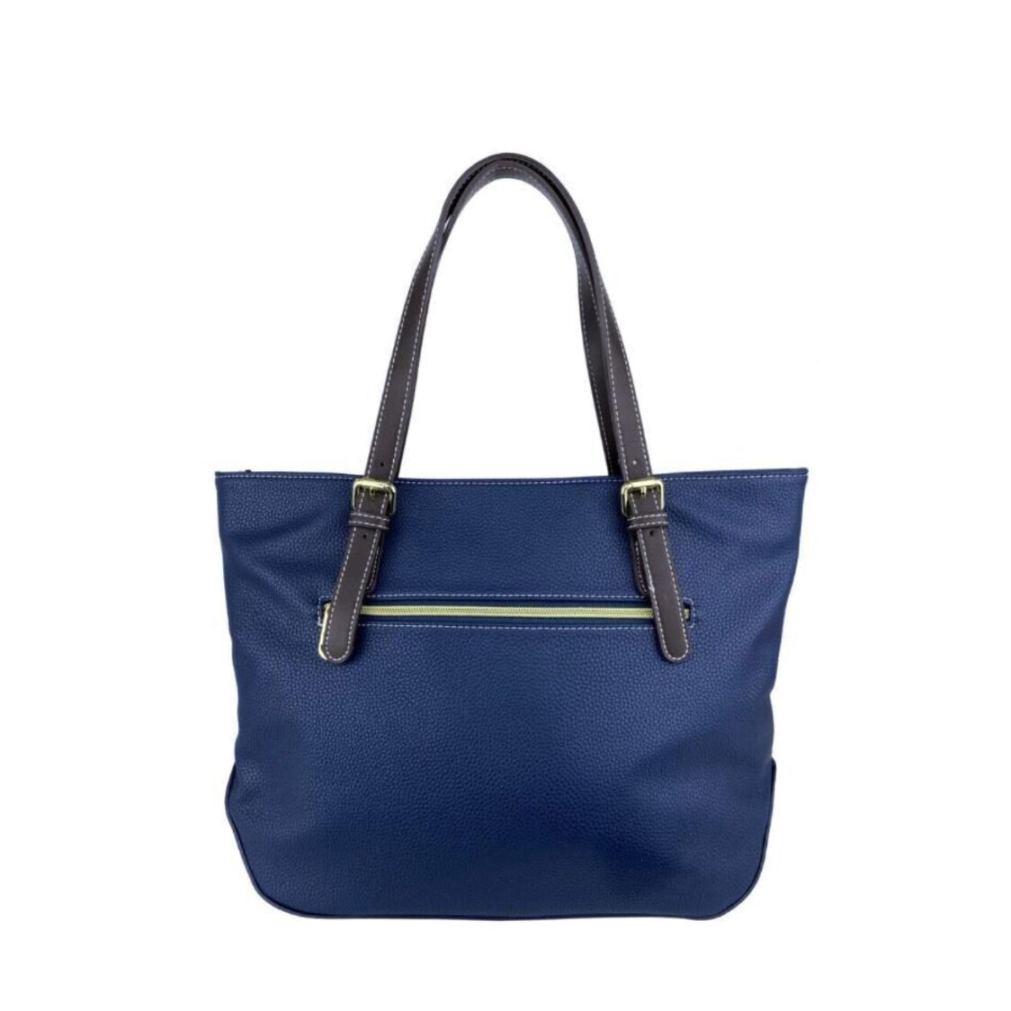 Mel&Co Pebbled Faux Leather Tote