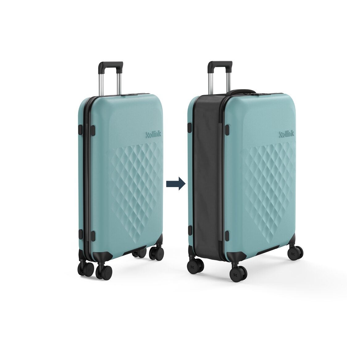 Rollink VEGA 360 Flex 4Wheel Spinner Luggage - Aquifier