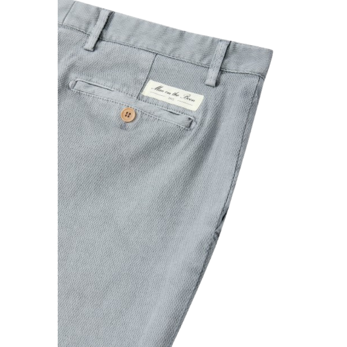 Man On The Boon Texture Tapered Pants Grey