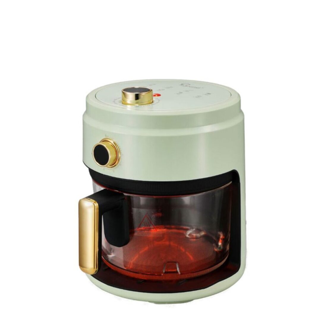 La Gourmet 4L Glass Air Fryer - Green (LGELAF412843) + Free Shogun Cleaver 7Inch (Worth $69.90)