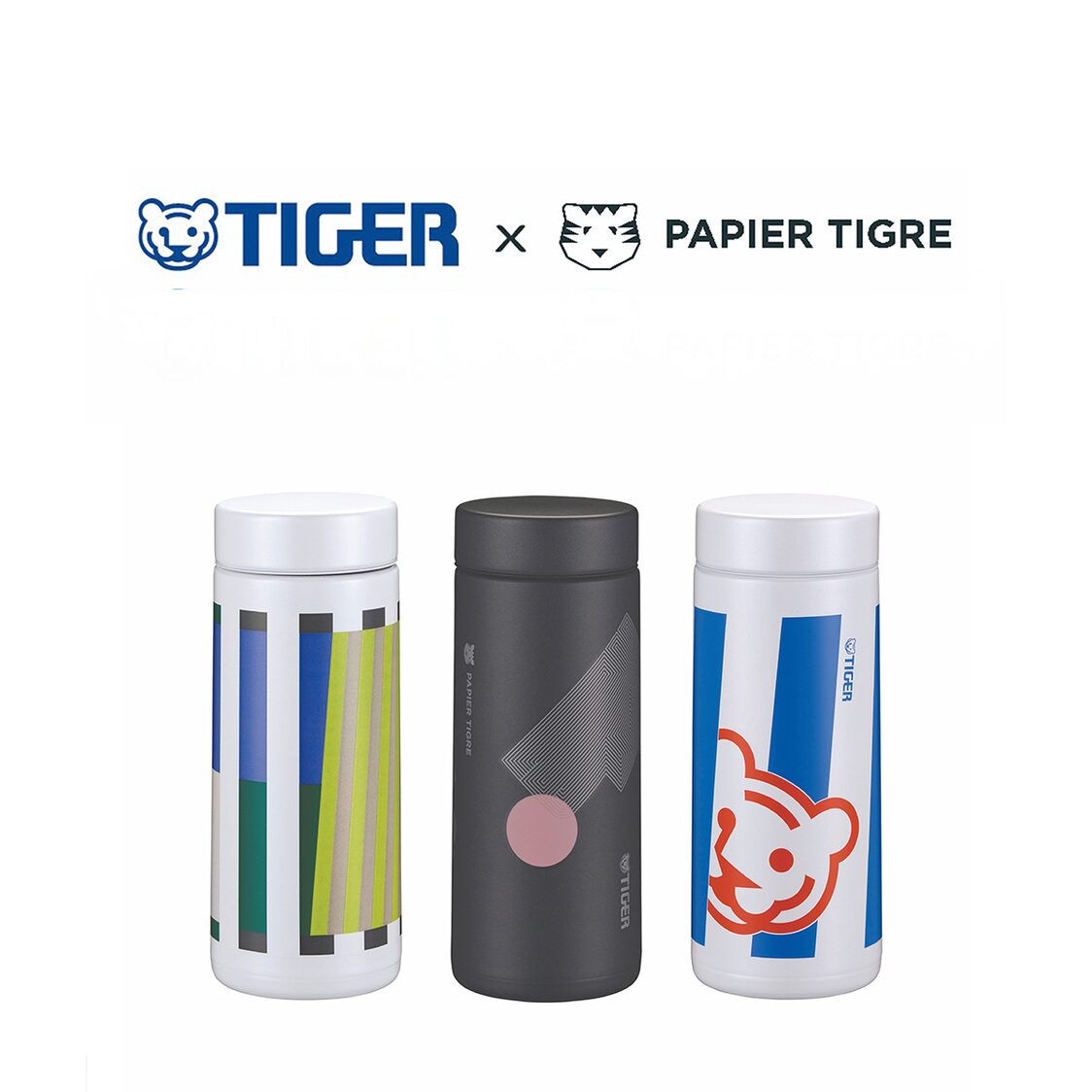 Tiger X Papier Tigre 350ml Vacuum Bottle - Cinetique (MMZ-K35P KC)