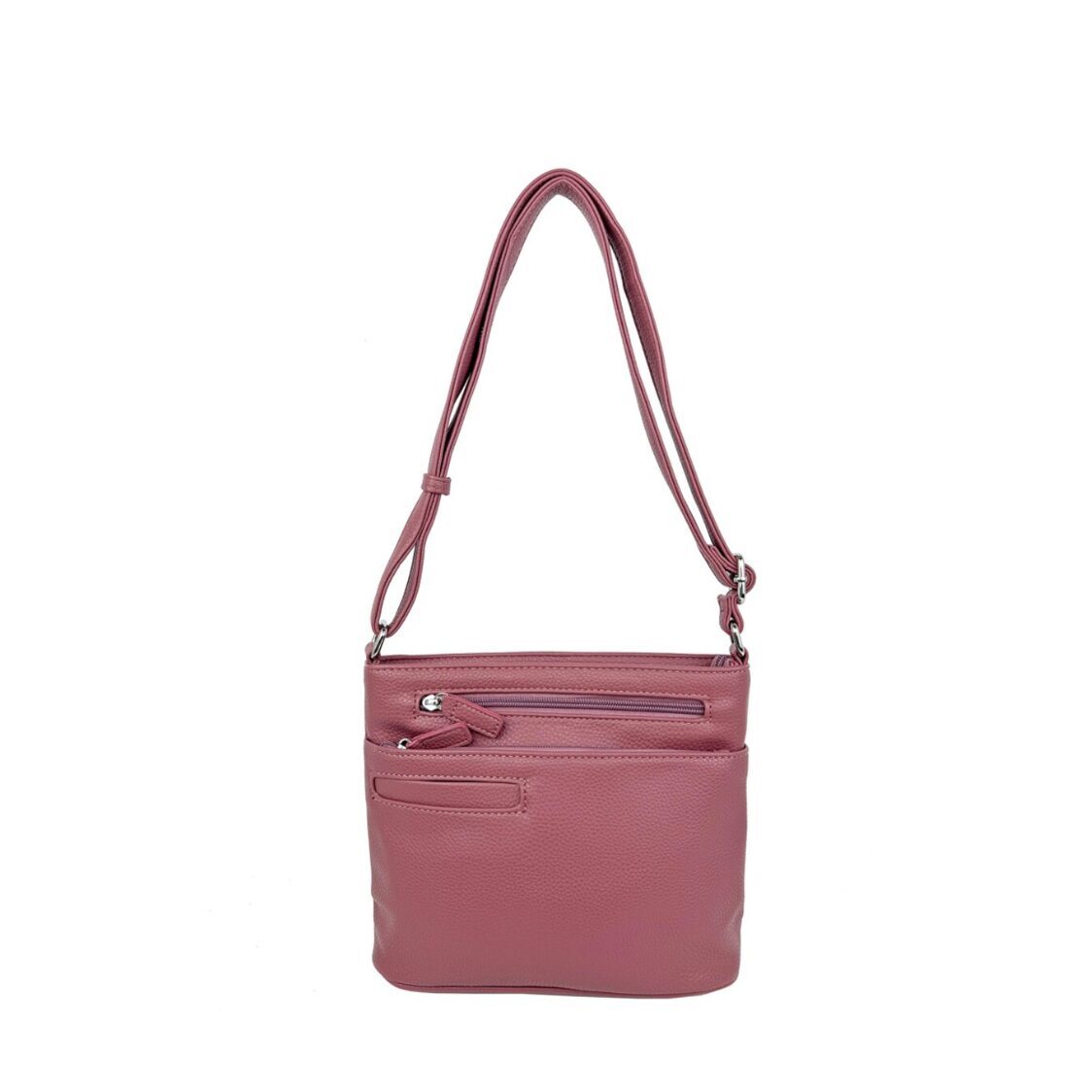 Mel&Co Lychee Embossed Multiple Pockets Sling Bag