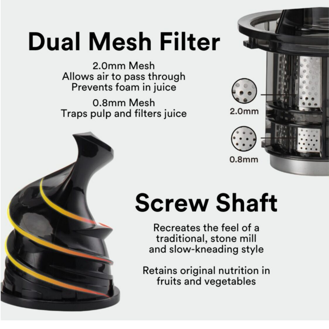 Toyomi Cold Press Slow Juicer (SJ9000)