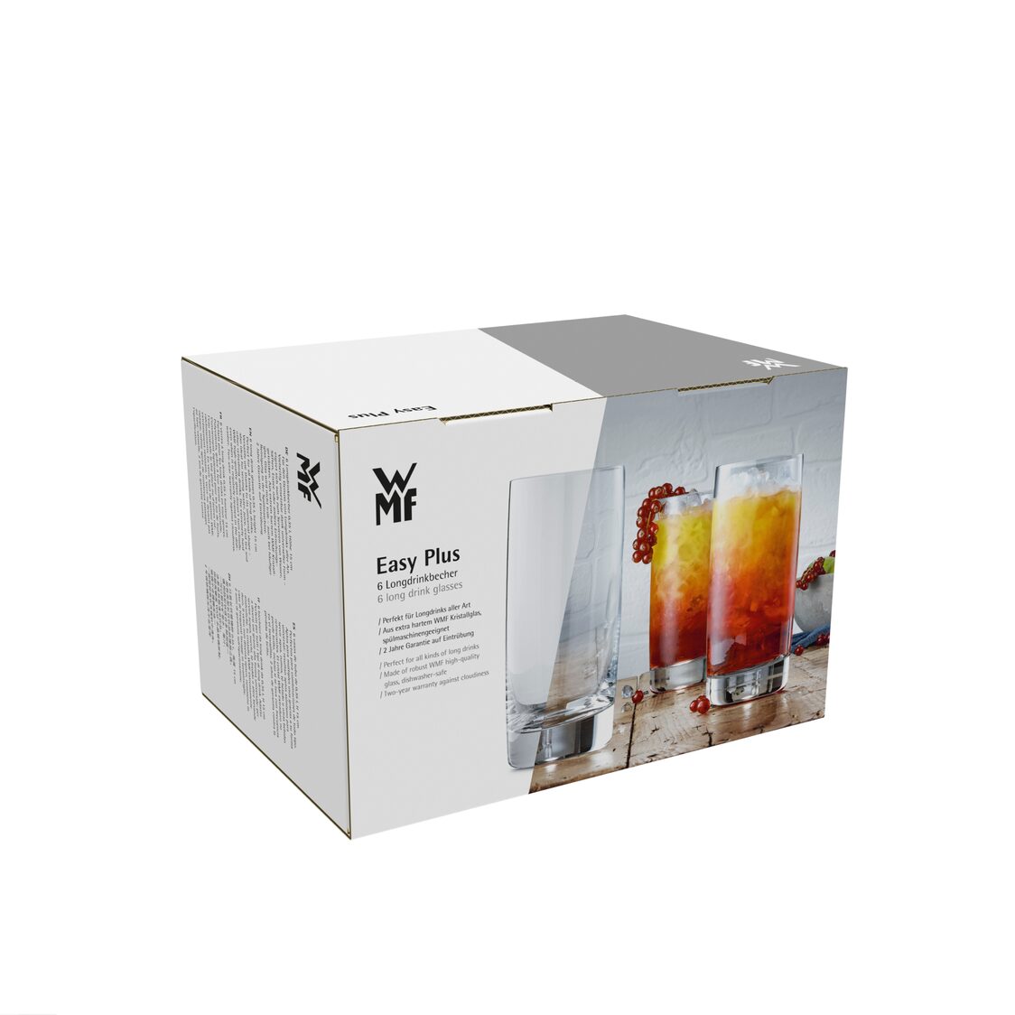 WMF EasyPlus Long Drink Tumbler, 6 pieces (09-0737-9990)