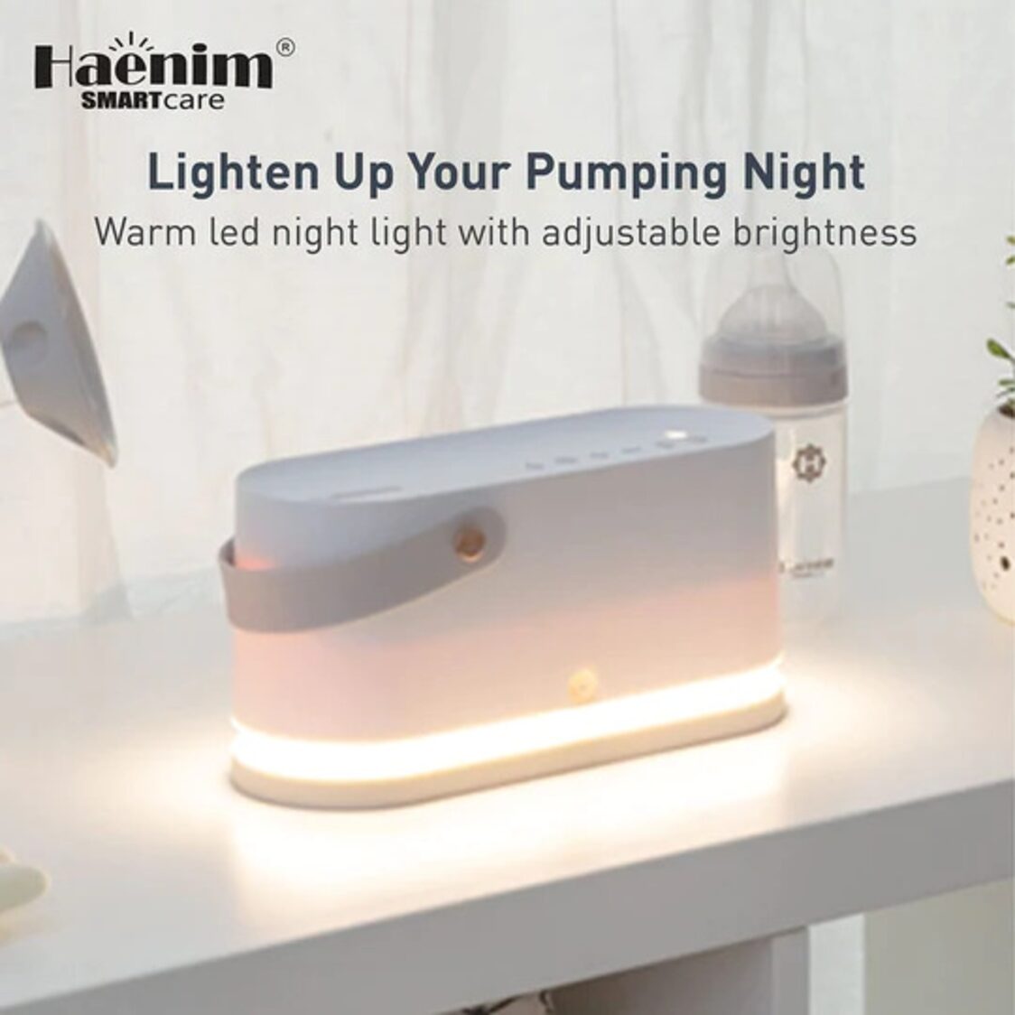 Haenim Nexusfit 7X Breast Pump (White Pink)