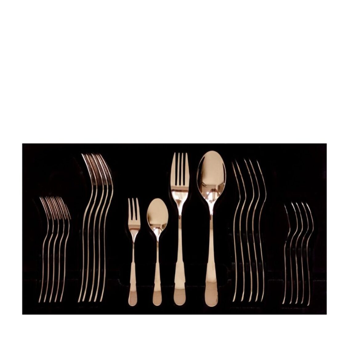 La Gourmet Cutlery Set Rome 24pcs-Gold LGKC396105