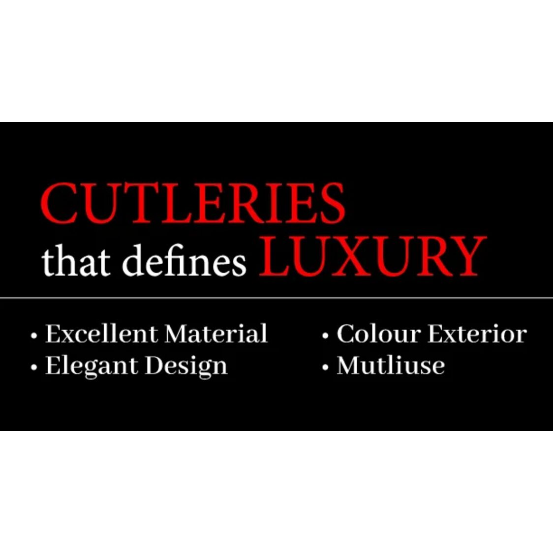 La Gourmet Cutlery Set Rome 24pcs-Gold LGKC396105