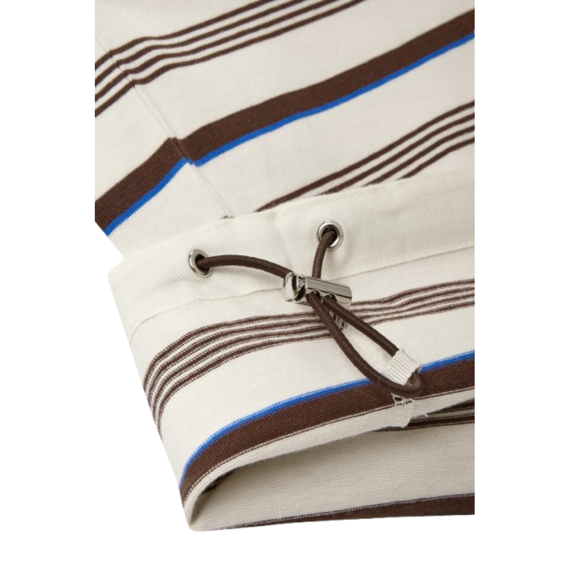 Voice Of Voices Multi Stripe Round Tshirt Cream