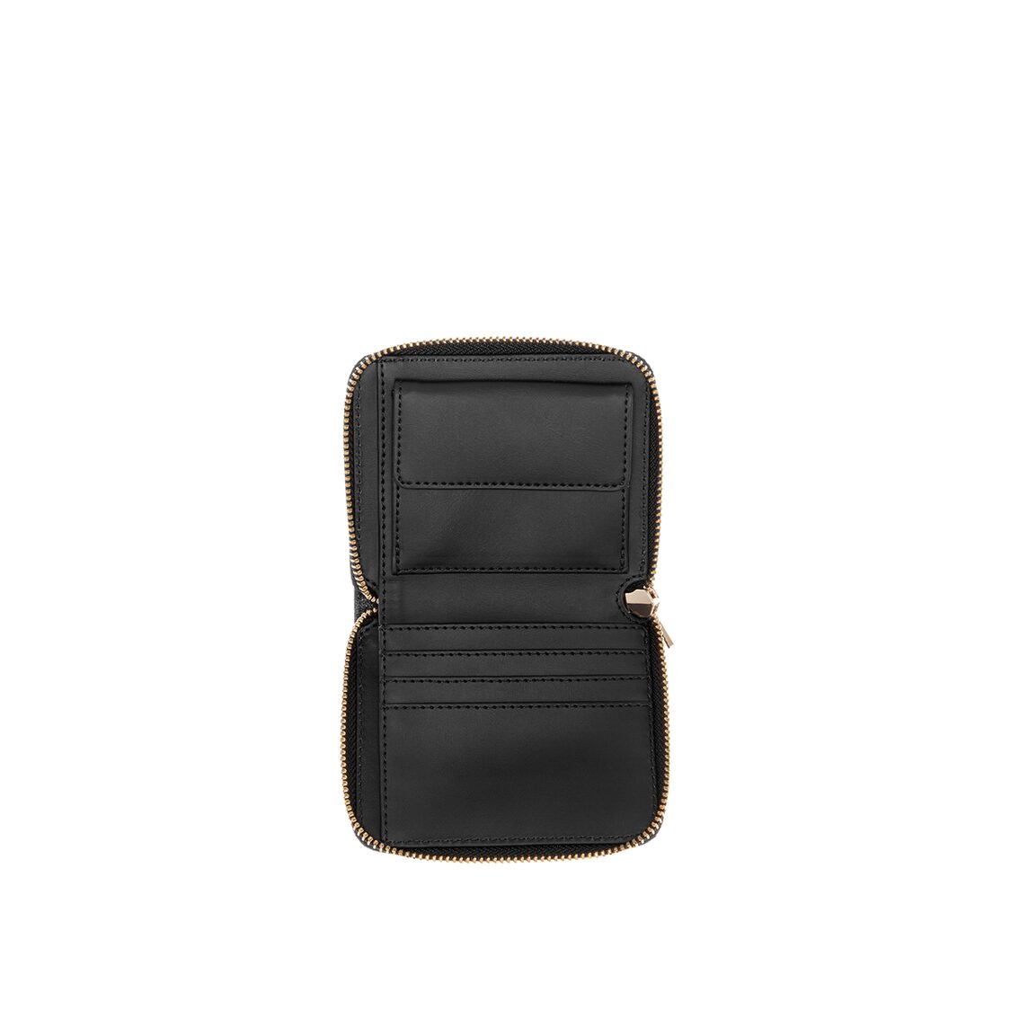 MIREMA SLG SMALL ZIP AROUND,BLACK