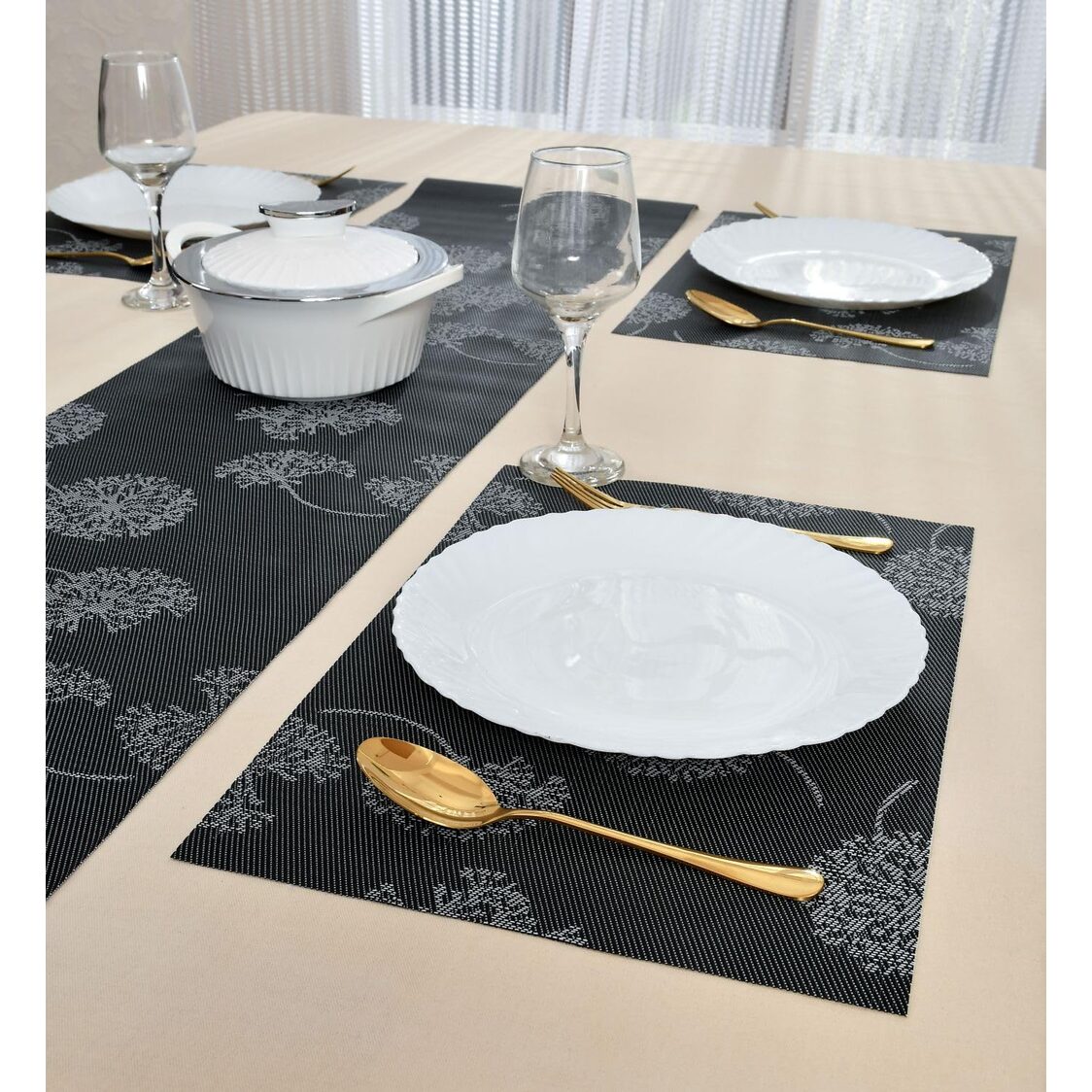 J. Rapee Mirage Placemat Black