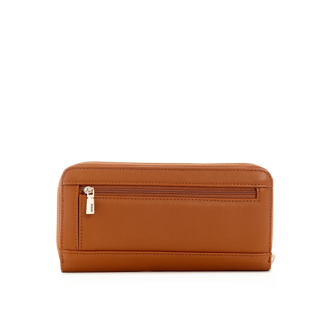 TALENT SLG LARGE ZIP AROUND,CARAMEL