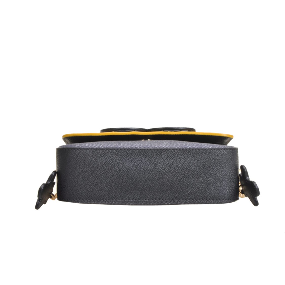 Fion Minions Jacquard with Leather Crossbody & Shoulder Handbag - FAAFIPJ023YLWBLEZZ - Metro Singapore Departmental Store - Celebrating 69 Years in SG