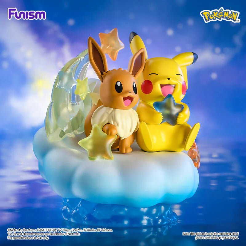 Funism Prime Figure - Eevee And Pikachu Nebula - Metro Singapore Departmental Store - Celebrating 69 Years in SG