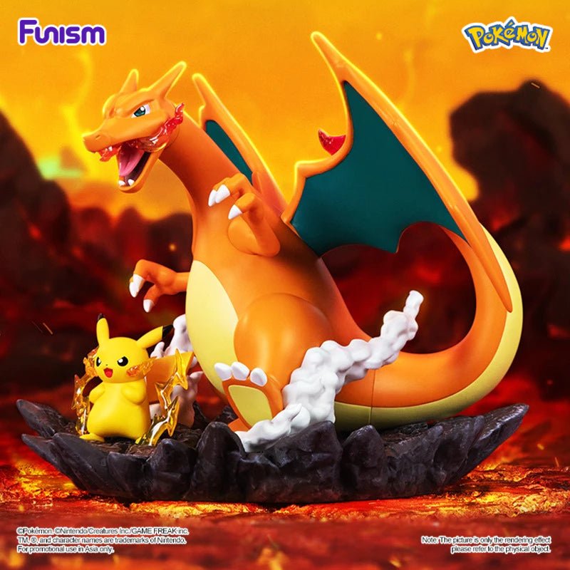 Funism Prime Figure Pikachu and Charizard - Metro Singapore Departmental Store - Celebrating 69 Years in SG