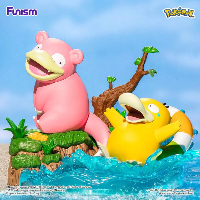 Funism Prime Figure - Psyduck and Slowpoke - Metro Singapore Departmental Store - Celebrating 69 Years in SG