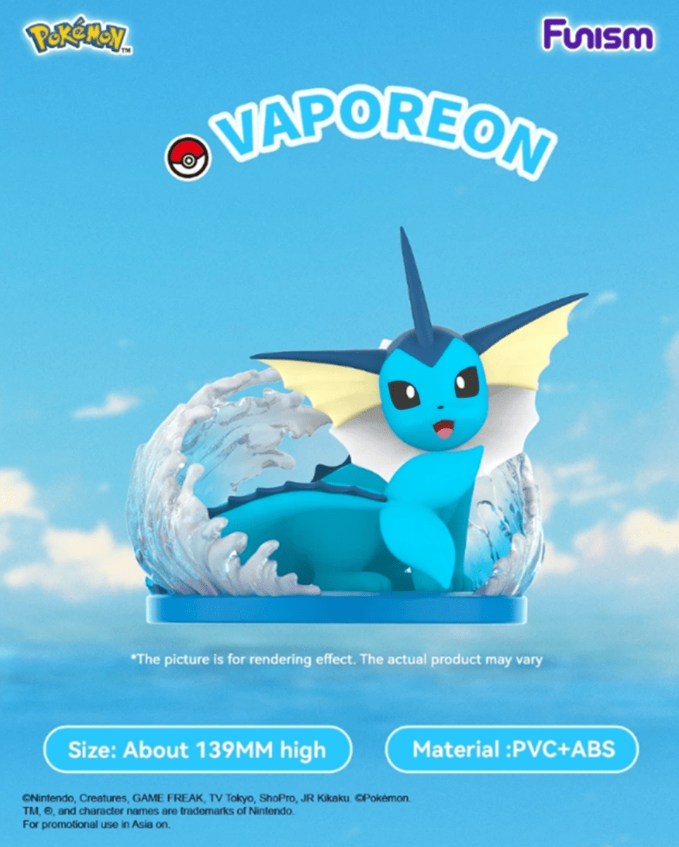 Funism Prime Figure - Vaporeon - Metro Singapore Departmental Store - Celebrating 69 Years in SG