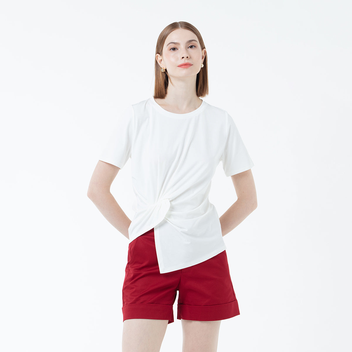 K/Woods Blossom Knot Top