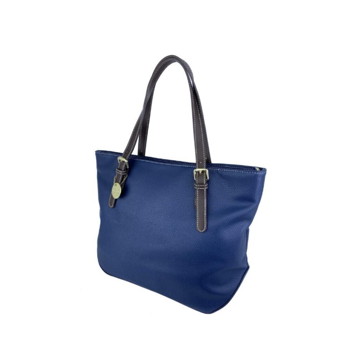 Mel&Co Pebbled Faux Leather Tote