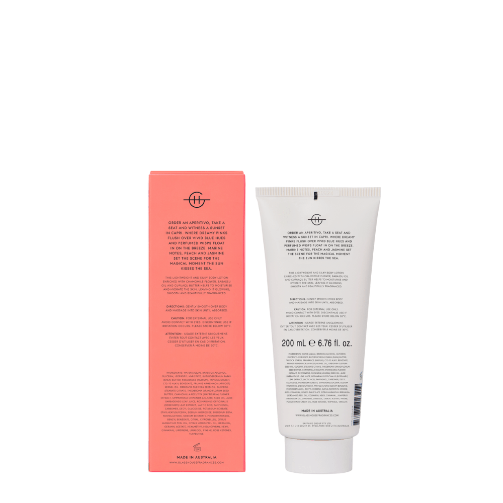 Glasshouse Fragrances Body Lotion 200ml - Metro Singapore Departmental Store - Celebrating 69 Years in SG
