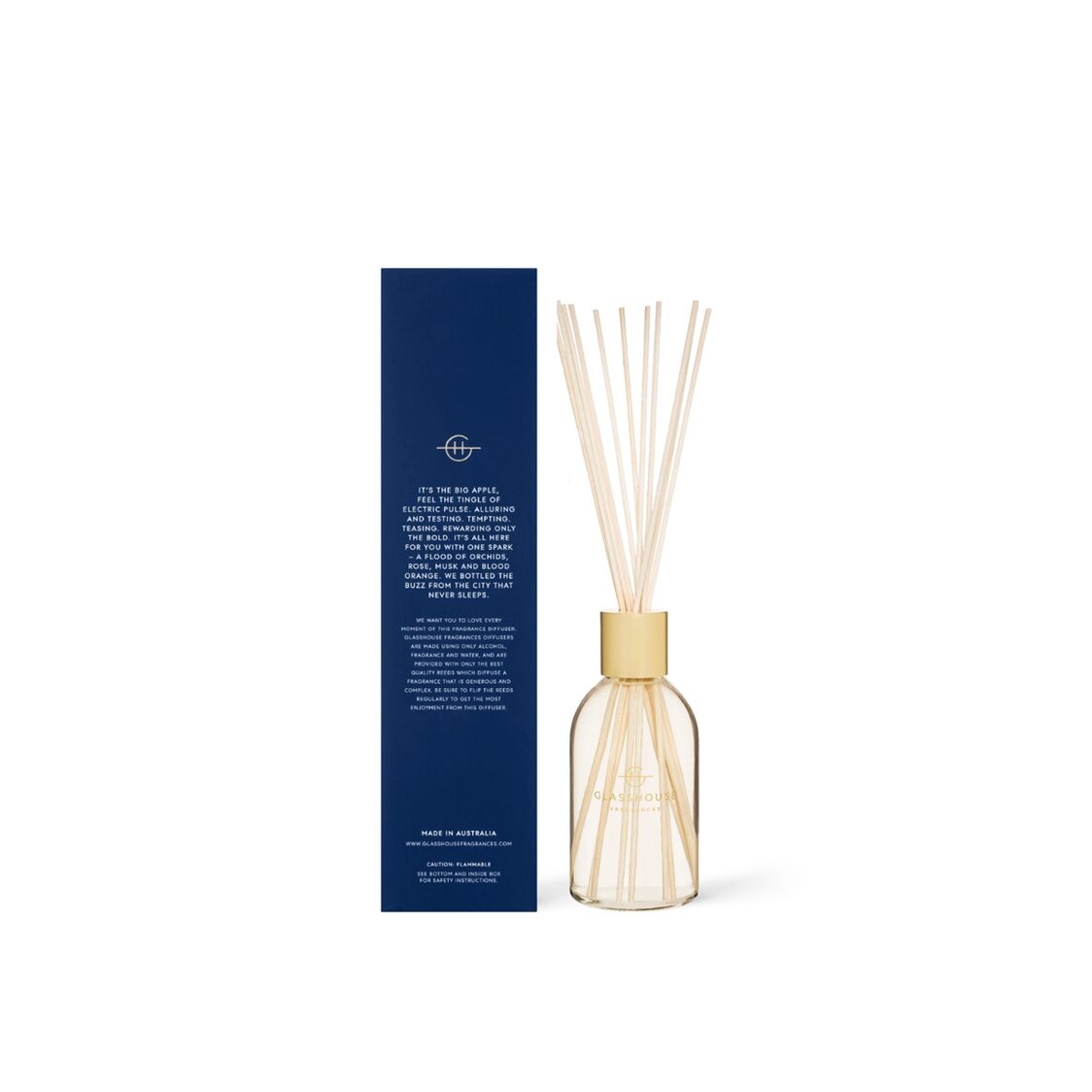 Glasshouse Fragrances Diffuser 250ml - I'll Take Manhattan - Metro Singapore Departmental Store - Celebrating 69 Years in SG