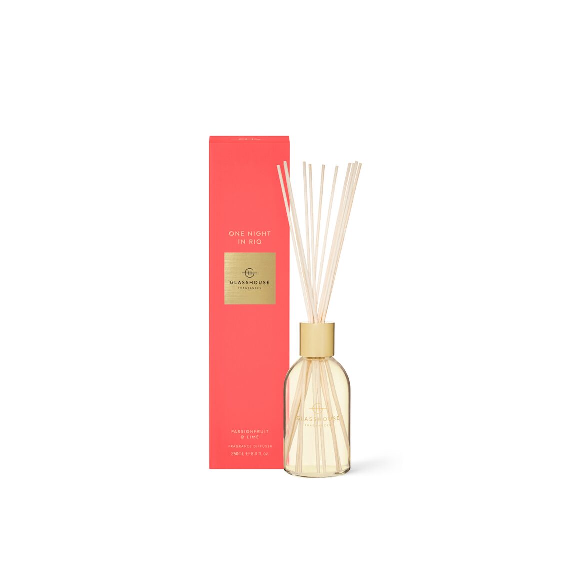 Glasshouse Fragrances Diffuser 250ml - One Night in Rio - Metro Singapore Departmental Store - Celebrating 69 Years in SG