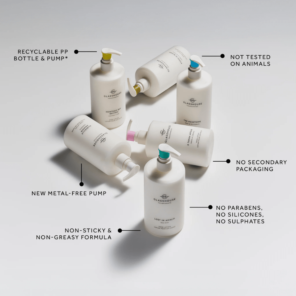 Glasshouse Fragrances Hand Lotion 450ml - Metro Singapore Departmental Store - Celebrating 69 Years in SG