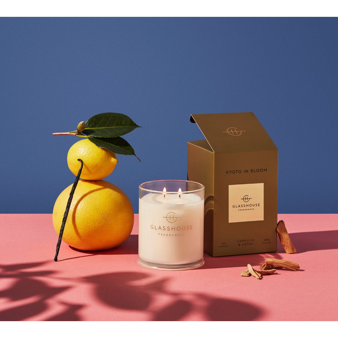 Glasshouse Fragrances Soy Candle 380g - Kyoto in Bloom - Metro Singapore Departmental Store - Celebrating 69 Years in SG