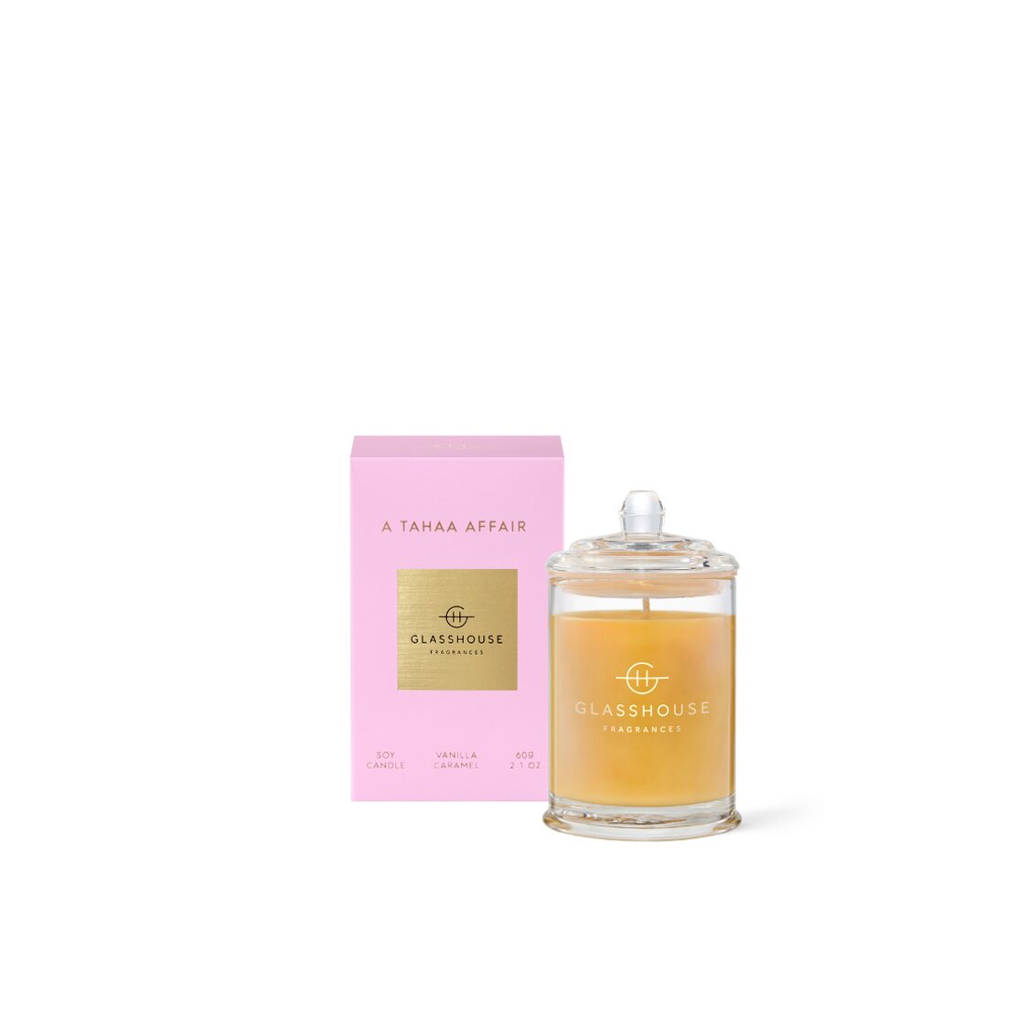 Glasshouse Fragrances Soy Candle 60g - A Tahaa Affair - Metro Singapore Departmental Store - Celebrating 69 Years in SG