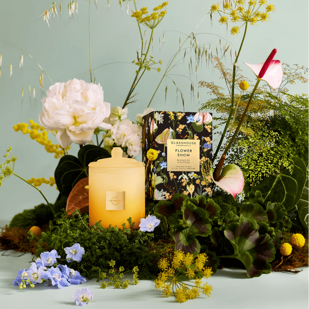 Glasshouse Soy Candle - Flower Show 2025 (Limited Edition) - Metro Singapore Departmental Store - Celebrating 69 Years in SG