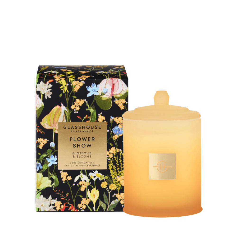 Glasshouse Soy Candle - Flower Show 2025 (Limited Edition) - Metro Singapore Departmental Store - Celebrating 69 Years in SG