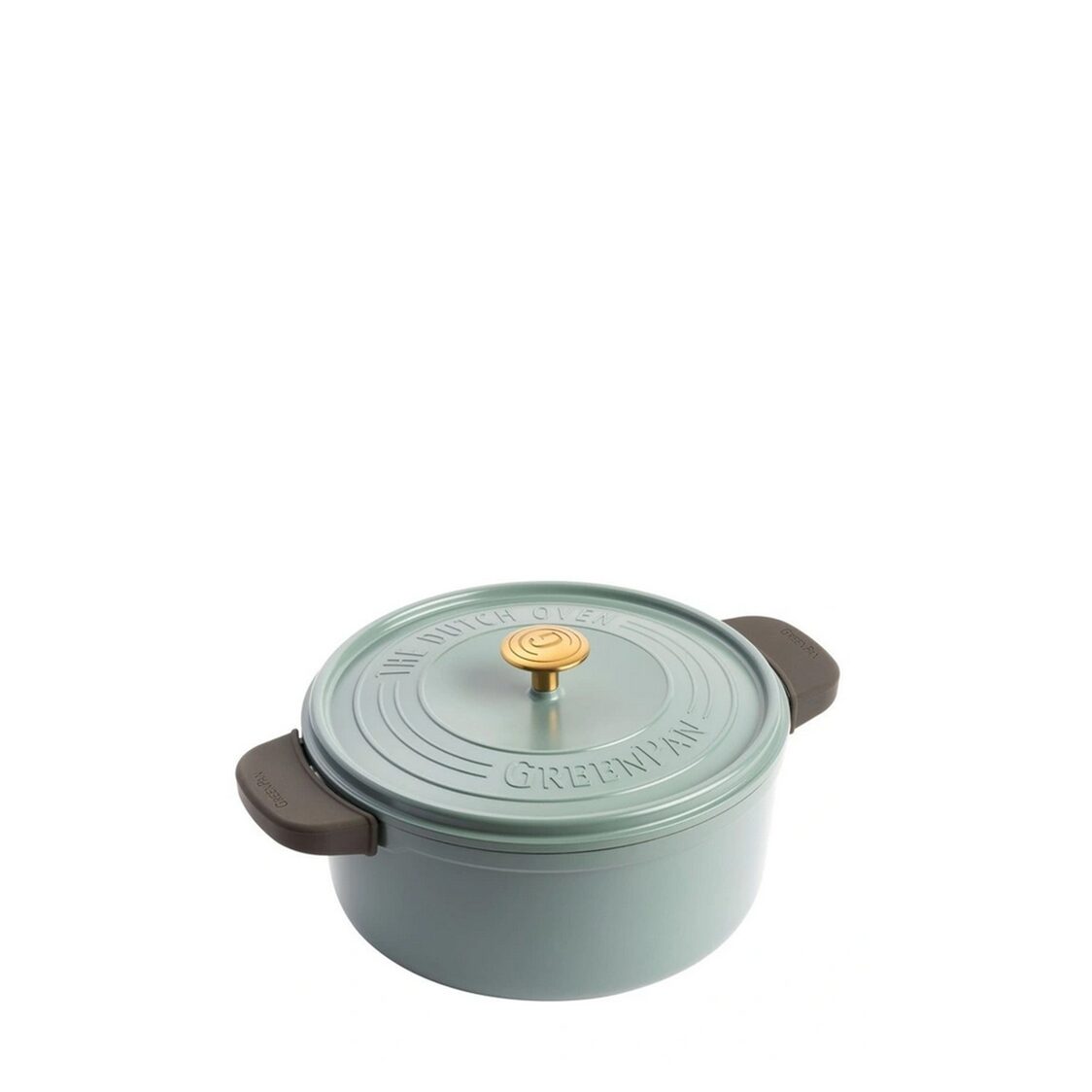 Greenpan Featherweight 28cm Ceramic Non - Stick Dutch Oven Casserole GPFW695516 - Sky Blue - Metro Singapore Departmental Store - Celebrating 69 Years in SG